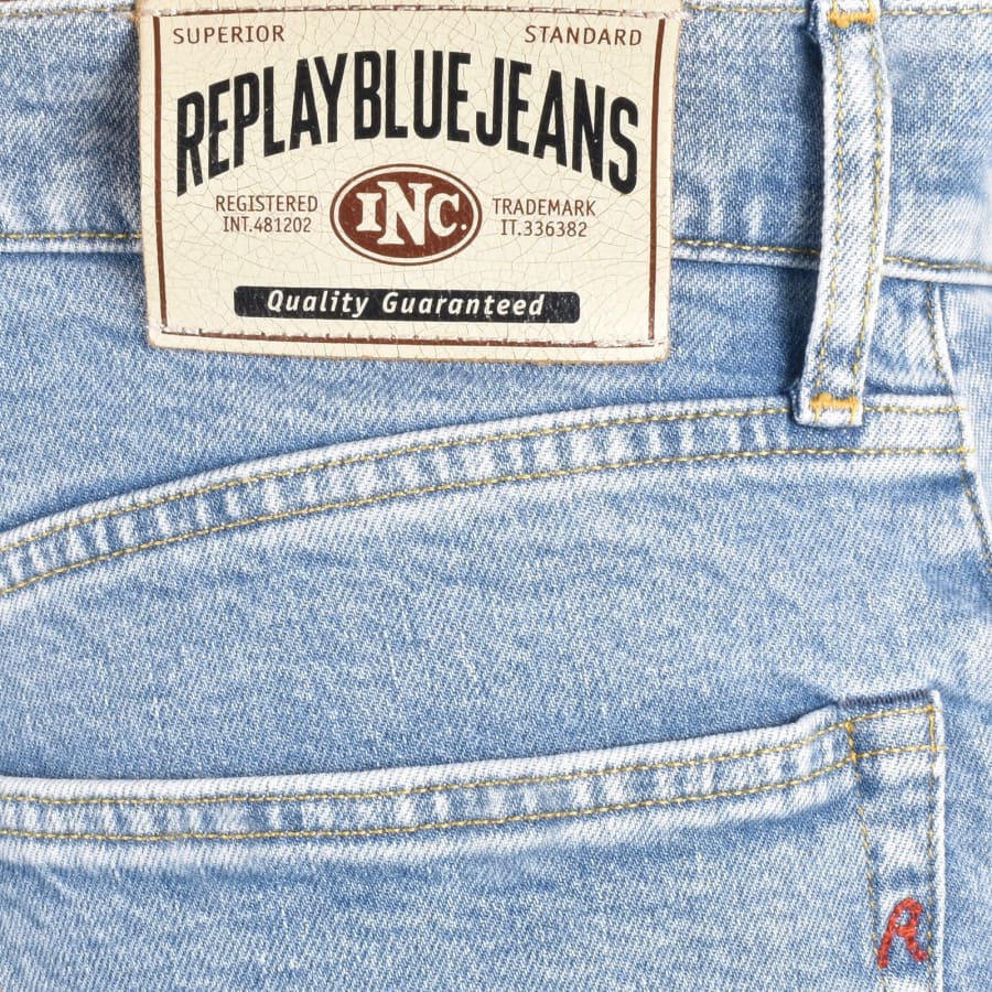 Replay M9Z1 Straight Jeans Light Wash Blue Mainline Menswear Denmark
